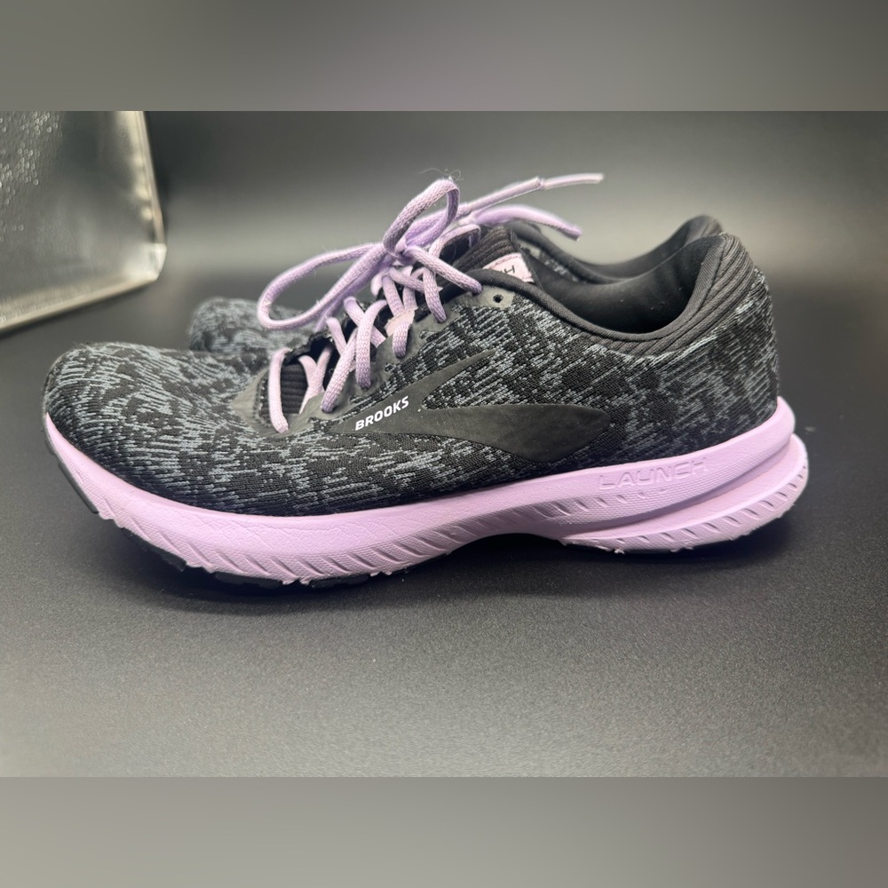 Brooks Women's Athletic Running Shoes - Black & Lavender